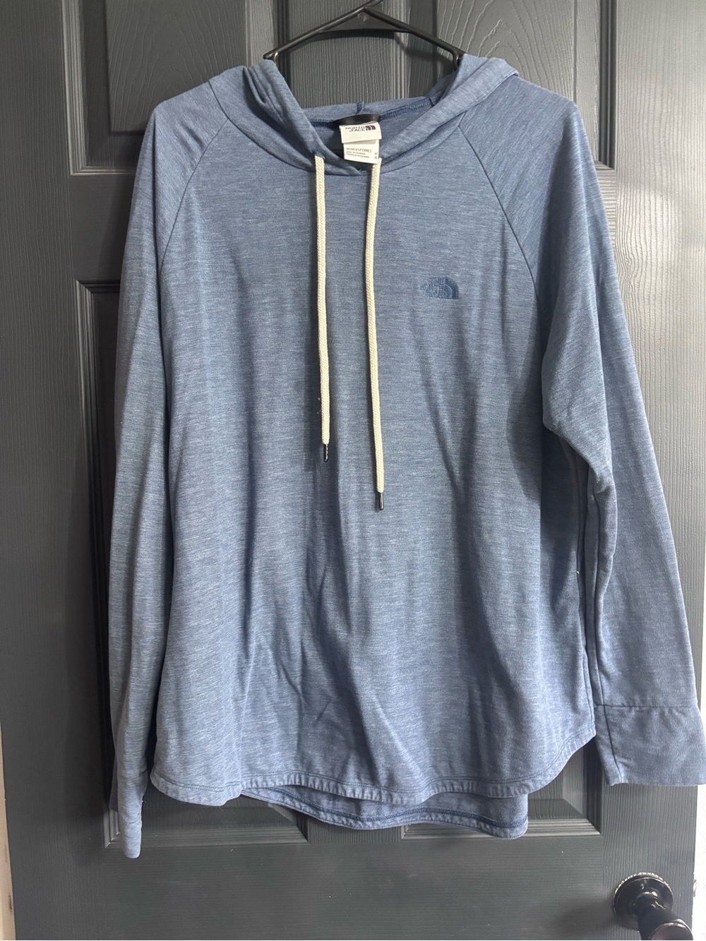 The North Face women’s Light Blue Hooded Pullover